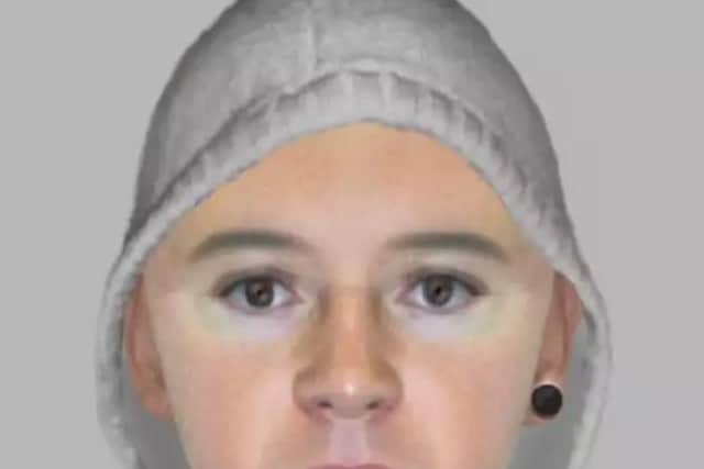 An E-fit of a man produced after a woman, 63, was sexually assaulted in Mosborough in 2016