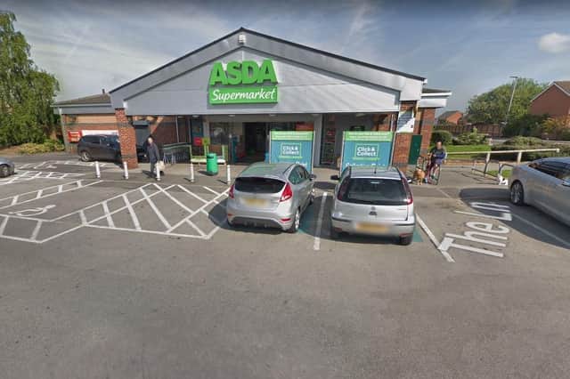 A man attempted to steal from a cash van driver outside Asda in Royston