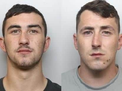 (L-R) Elliott Bower, 18 and his brother Declan, 23 are wanted by police