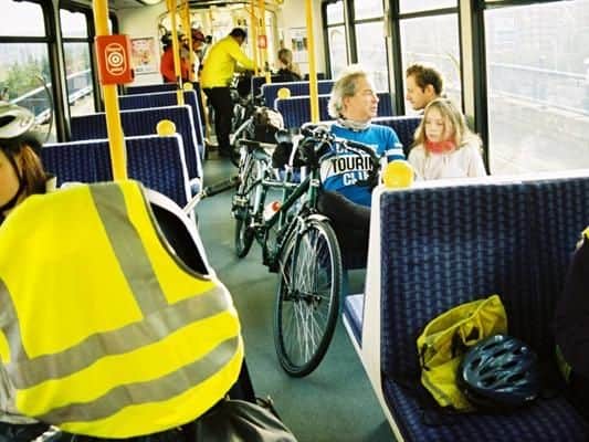 The 'bikes on tram' trial in Sheffield in 2009, Cycle Sheffield said there was clearly no danger