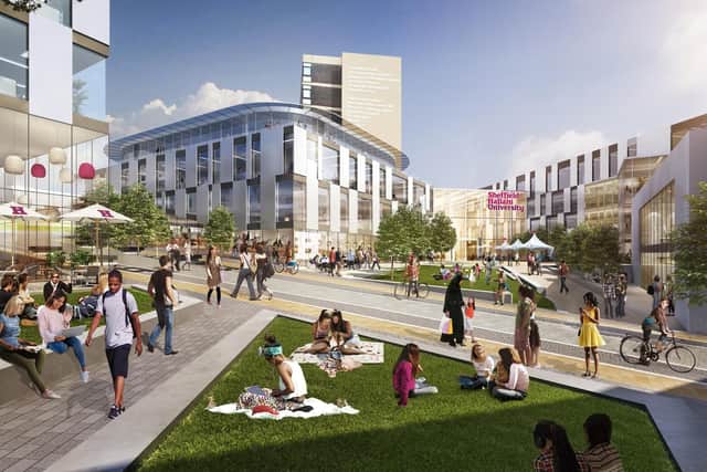 Owen Building Sheffield Hallam University campus masterplan: £800 million to be ...