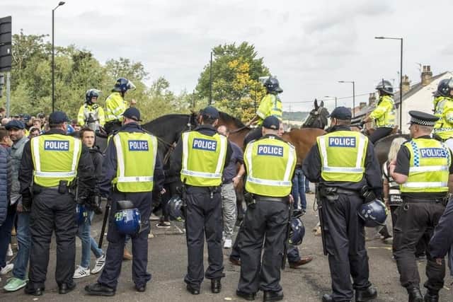 Derby day policing in Sheffield