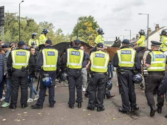Derby day policing in Sheffield