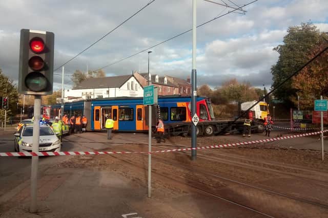 The scene of the crash on October 25. Picture: Sam Cooper / The Star.
