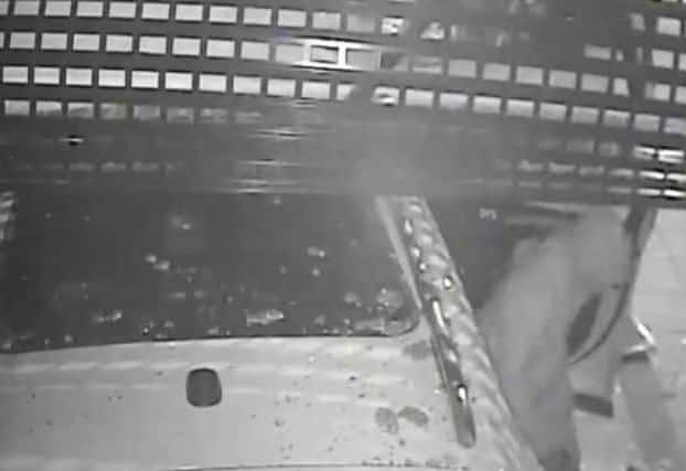 CCTV footage of one of the ram raids at Eton on Division Street in Sheffield city centre