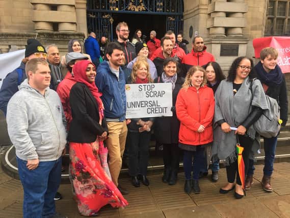 The rally was attended by members of Sheffield Council's Labour Group, including deputy leader Olivia Blake.