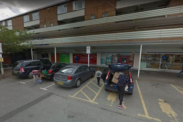 A fire was started to the rear of Tesco on Ecclesall Road last night