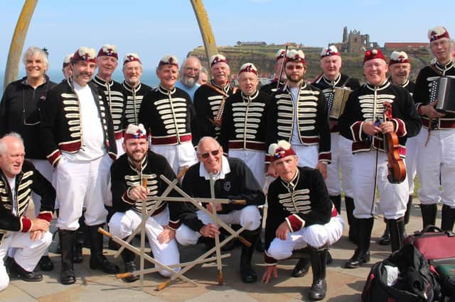 The Handsworth Traditional Sword Dancers from Sheffield in 2015.