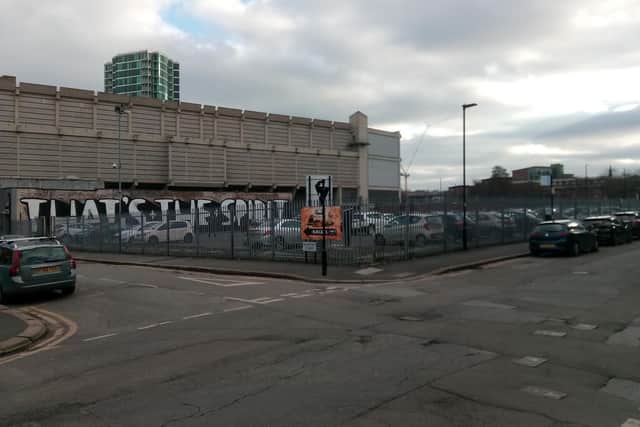 The car park on Milton Street which is earmarked for the new development.
