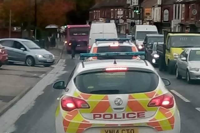 Police carried out the raid in Sharrow