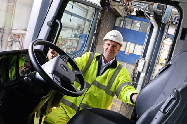 Neil Suter, Transport Manager, pictured. Pictured: Marie Caley NSST-01-11-18-Gritters-9