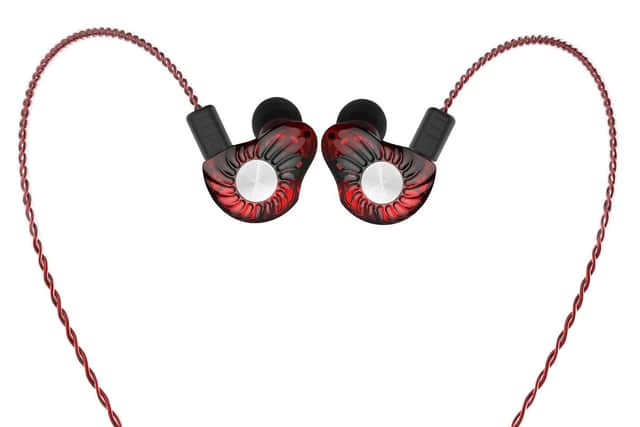 RevoNext RX8 Dual Driver In-Ear Headphones in red