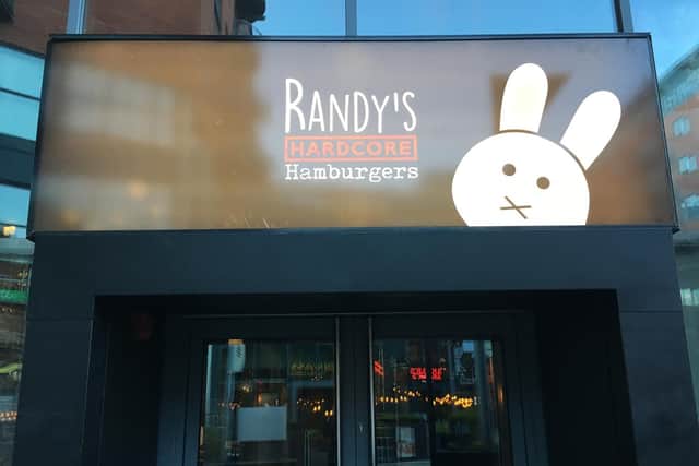 Randy's Hardcore Hamburgers at West ONE in Sheffield.