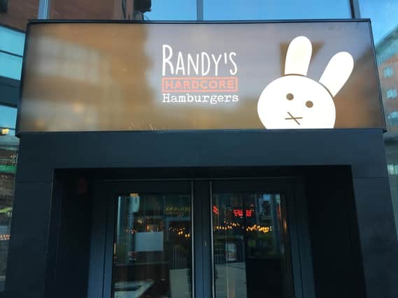 Randy's Hardcore Hamburgers at West ONE in Sheffield.