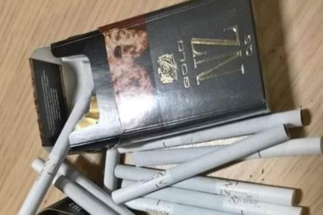 Illegal cigarettes seized by police in Rotherham