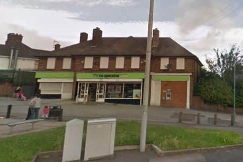 A man stole cash during a supermarket raid in Sheffield