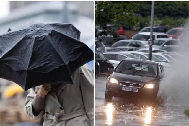 The Met Office has issued a yellow 'be aware' warning for rain.