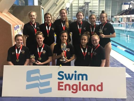 Sheffield Girls Under 15s National Waterpolo Champions