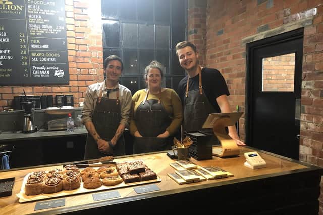 The Bullion Chocolate team at the opening of Cutlery Works