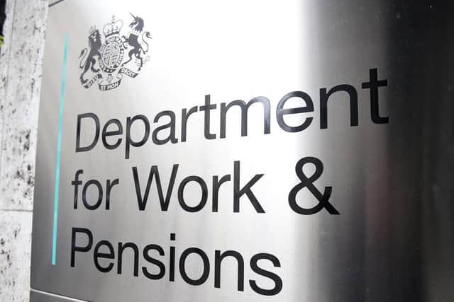 The Department for Work & Pensions. Picture by PA Wire/PA Images