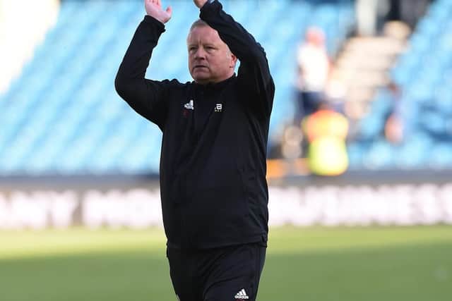 Sheffield United Manager Chris Wilder at the end of the Sky Bet Championship match at the Den Stadium, London. Picture date 29th September 2018. Picture credit should read: Robin Parker/Sportimage
