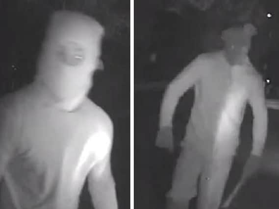 Police would like to identify these men in connection with an ongoing investigation into the robbery of a delivery driver in Rotherham.