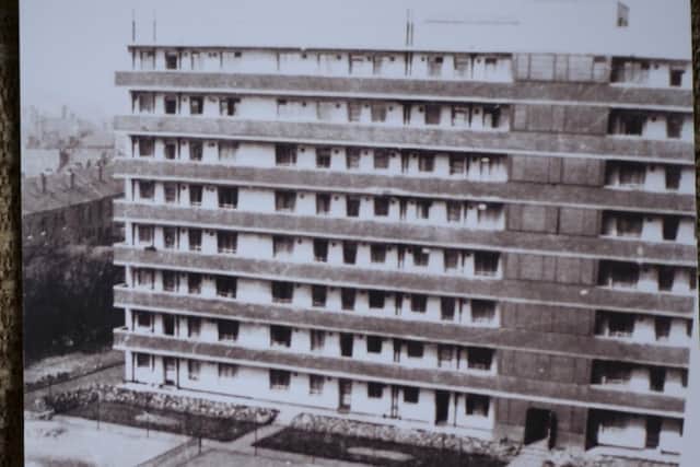 Stuart Cooke has written a book about the the history of Regent Court in Hillsborough. Collect of the building in the 1950's. Picture Scott Merrylees