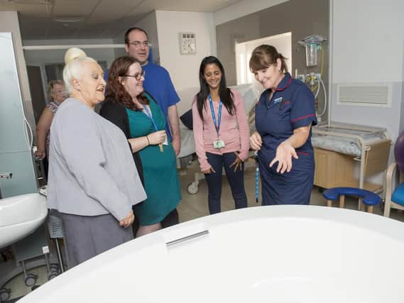 One of the new birth pools installed at Sheffield's Jessop Wing following a 300,000 charity appeal