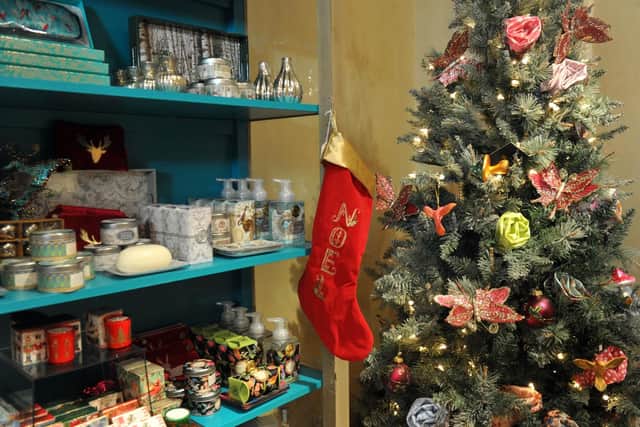 Christmas trees and decorations