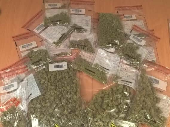 Cannabis worth 10,000 was found in a flat in Parson Cross, Sheffield