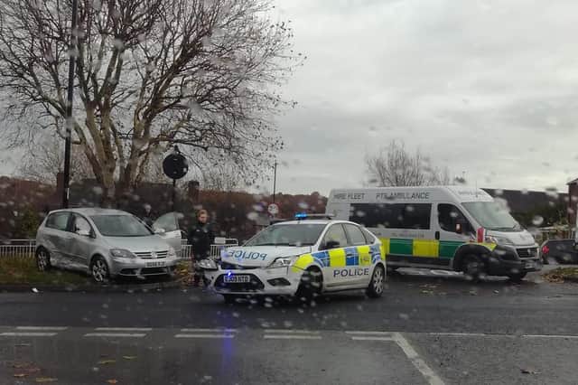 The scene of the crash. Picture: Susan Murphy.