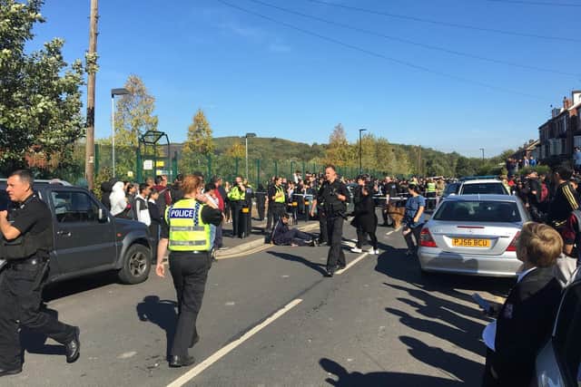 A riot broke out at Fir Vale School in September.