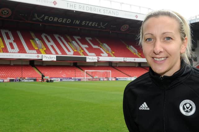 Carla Ward, manager of Sheffield United Women.
