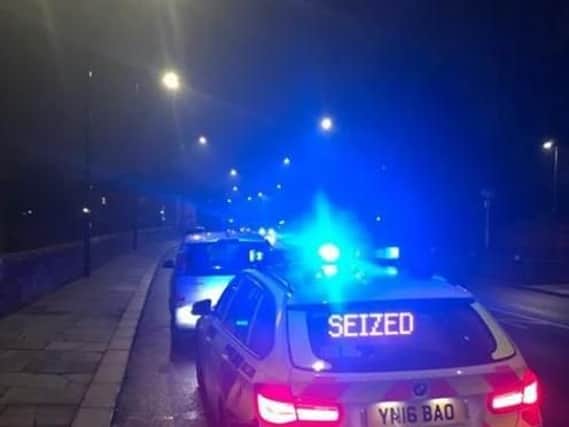 Police seized a car belonging to a takeaway delivery driver in Doncaster. Picture: @SYP Operational Support