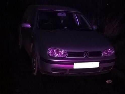 Police stopped the VW golf on the M1. Picture: SYP Ops Support