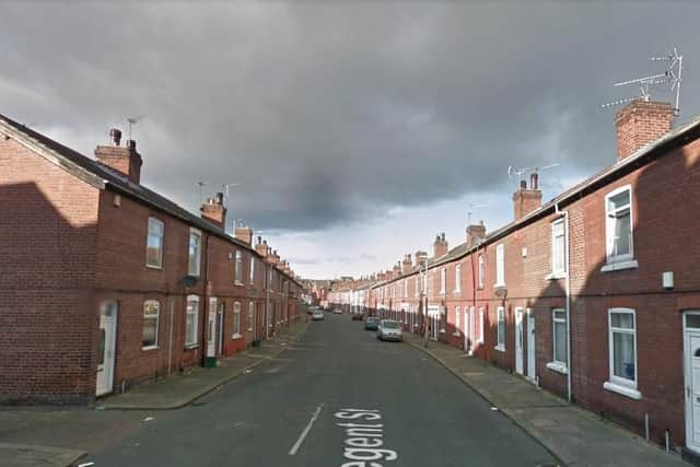 Gun shots were reportedly fired at a house in Regent Street, Balby. Picture: Google