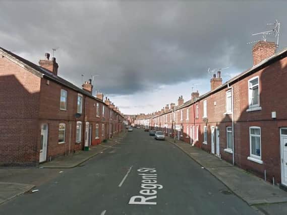 Gun shots were reportedly fired at a house in Regent Street, Balby. Picture: Google