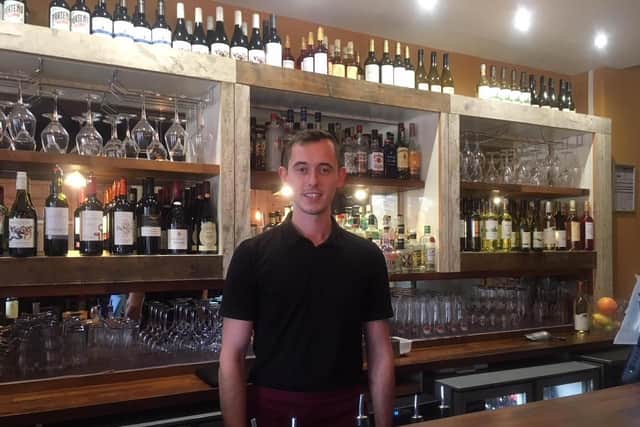James Stringer, Assistant Manager of Kelham Kitchen and Wine Bar