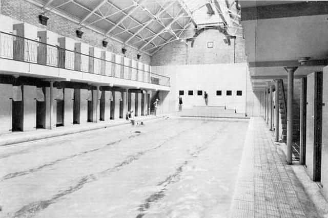 The ladies' plunge pool at Glossop Road Baths in 1960. Image: Picture Sheffield