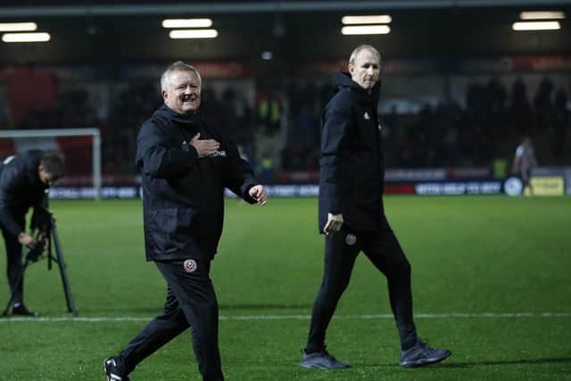 Chris Wilder has won plaudits for his team's approach: David Klein/Sportimage