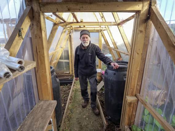 Paul Hurt, aged 70, looks after an allotment in Sheffield and loves everything Sheffield.