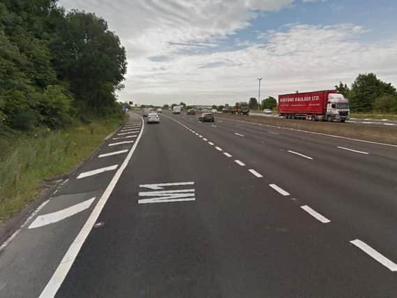 The M1 at junction 34. Picture: Google.