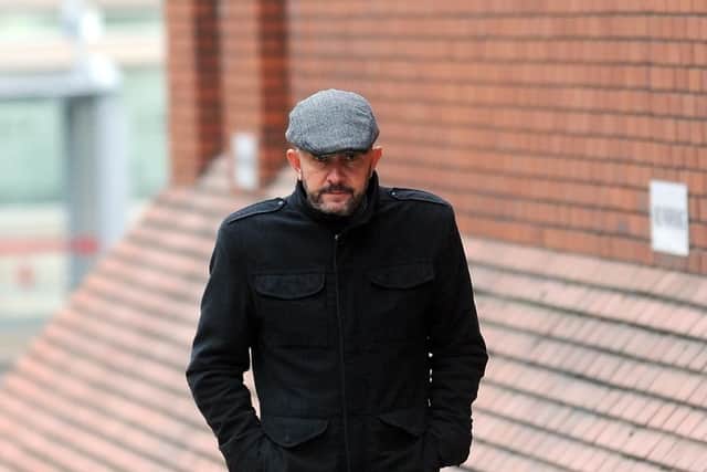 Iain Cocks arrives at Leeds Crown Court. Picture by Simon Hulme