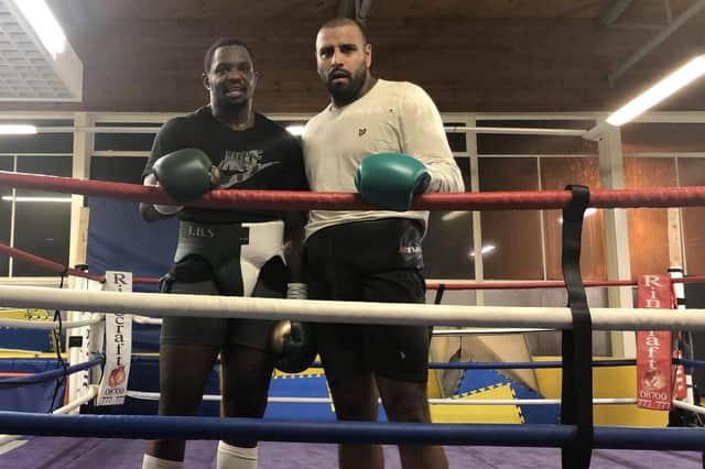 Dillian Whyte and Kash Ali
