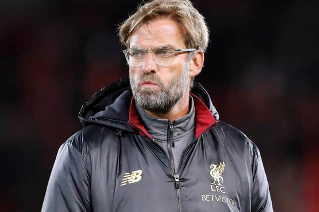 Liverpool manager Jurgen Klopp: Martin Rickett/PA Wire