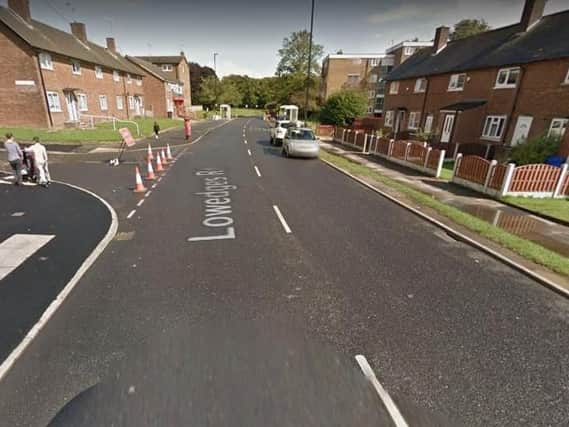 An arson attack was to blame for a flat fire in Sheffield yesterday morning