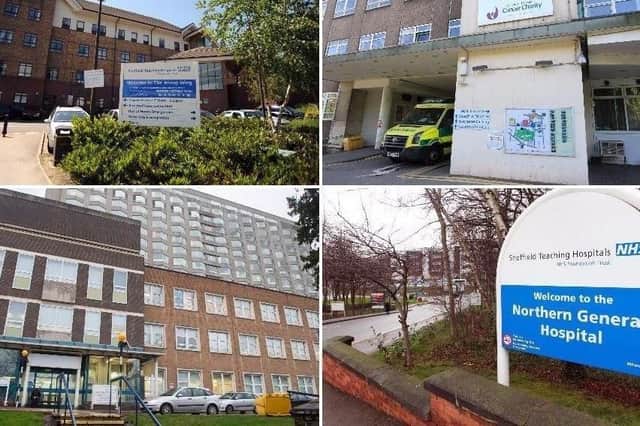 The Northern General, Royal Hallamshire, Jessop maternity wing and Weston Park cancer hospital are under the umbrella of Sheffield Teaching Hospitals NHS Foundation Trust.