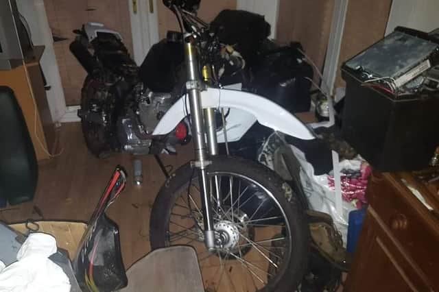 Have you seen this motorbike, which was stolen from the Southey area of Sheffield by two men armed with a knife?
