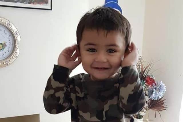 Usman Adnan Jarral, aged one, who was killed along with his dad Adnan Ashraf Jarral, aged 35, and two other people in the crash.