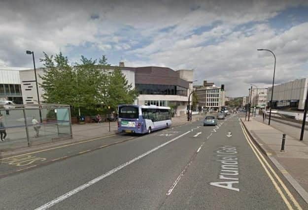 A woman was sexually assaulted by a man on a bus in Sheffield city centre